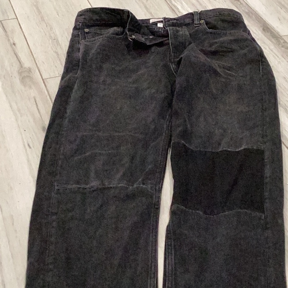 Men's Black Denim Pants